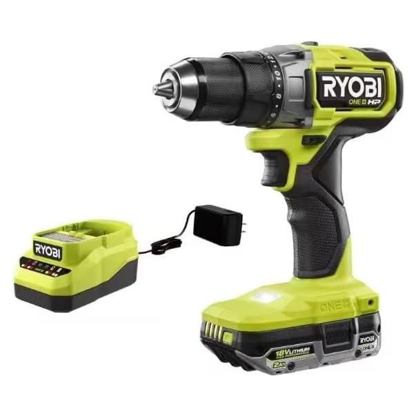Kit Taladro Atornillador Inalámbrico RYOBI 18V 2Ah 2100 RPM