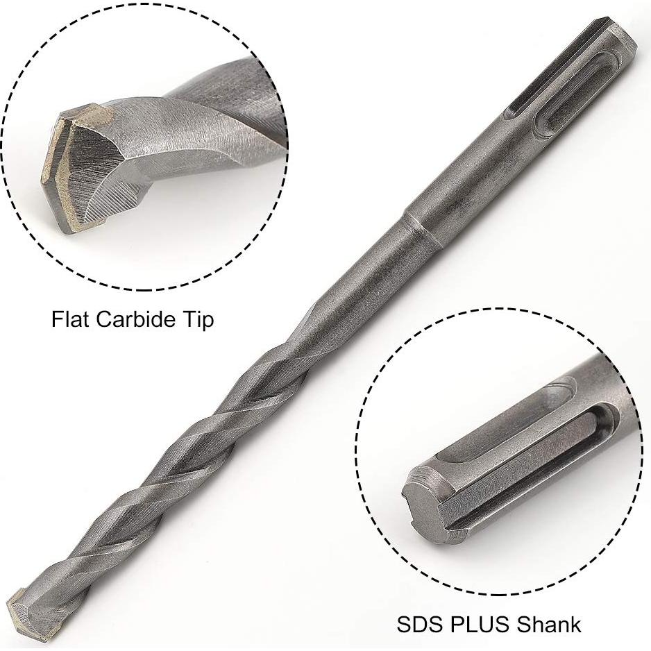 Juego de Brocas y Cinceles COMOWARE SDS Plus 6 Piezas