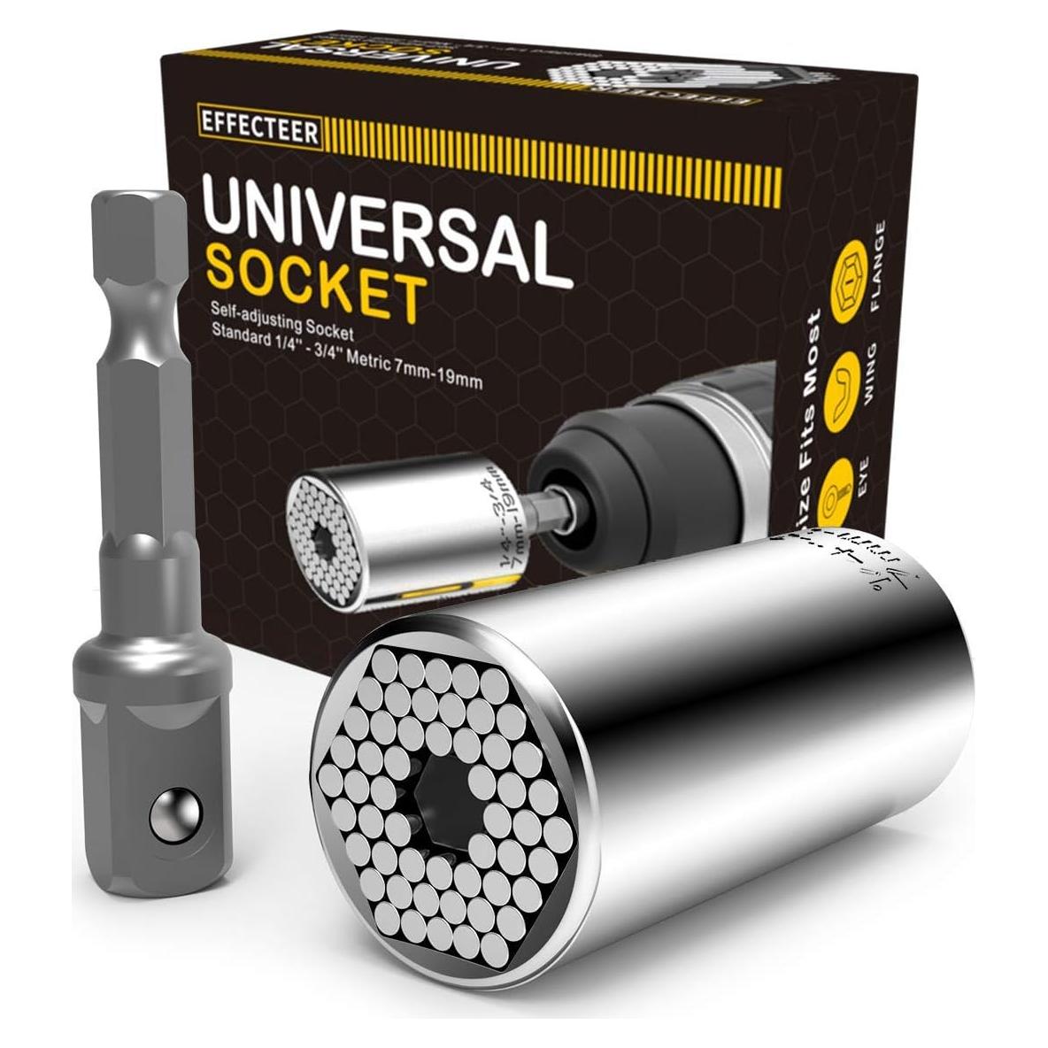 Enchufe Universal EFFECTEER 7mm-19mm Adaptador Multifuncional
