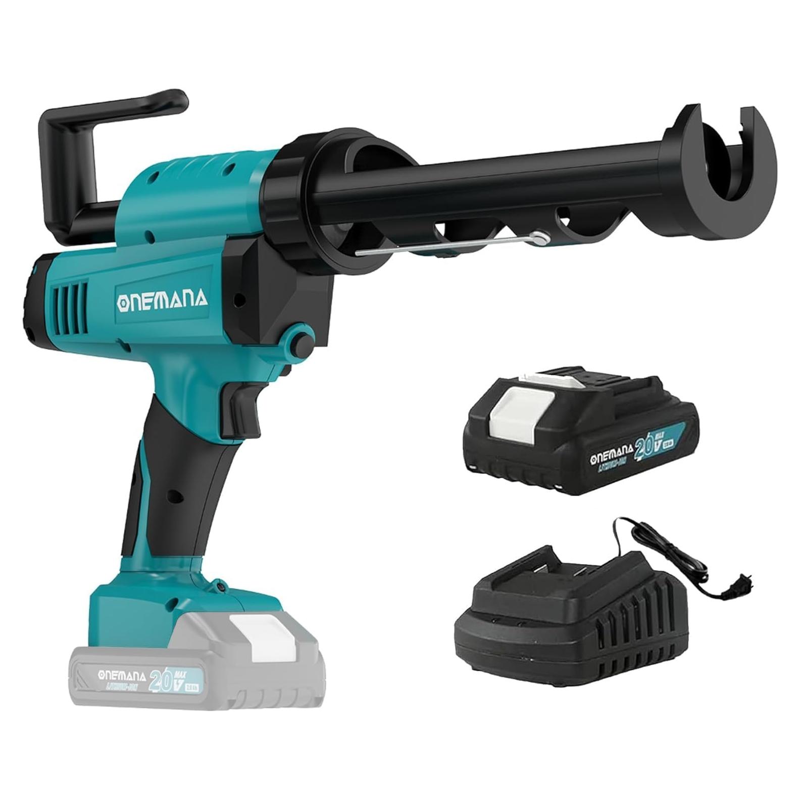 Pistola de Calafateo Inalámbrica ONEMANA 20V 6500N 10oz