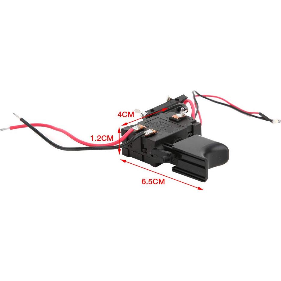 Interruptor de Taladro Eléctrico ANGGREK 7.2V-24V con Luz
