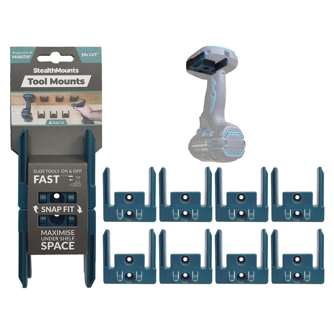 Soportes de Herramientas StealthMounts 18V LXT - 8 Paquete Azul