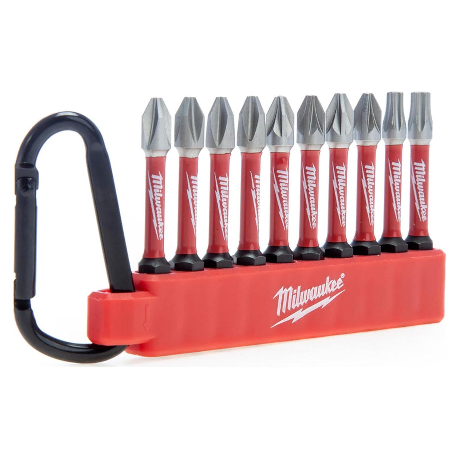 Conjunto de Puntas de Destornillador Milwaukee 10 Piezas