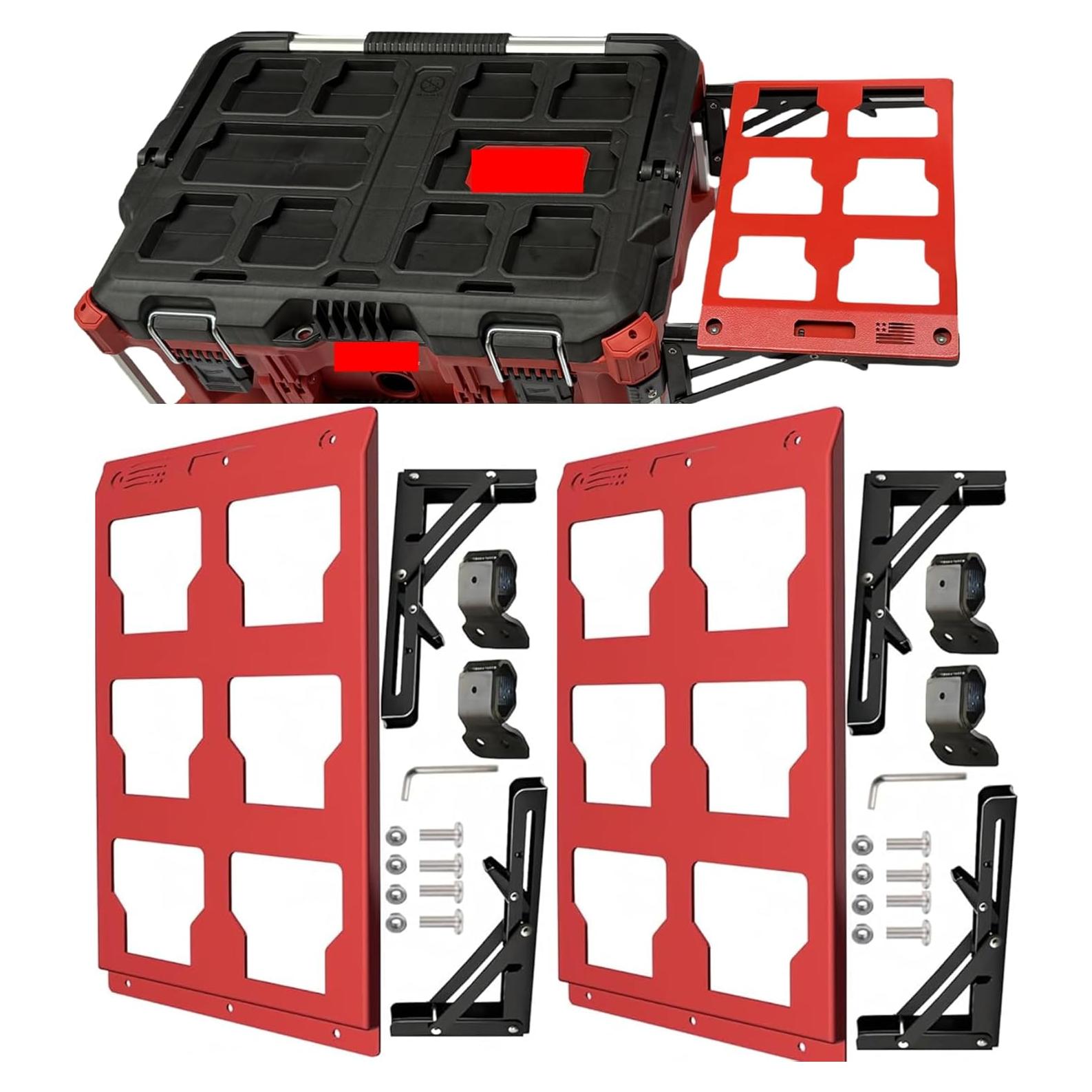 Soporte Plegable Milwaukee Packout VELCKING 100LB Rojo