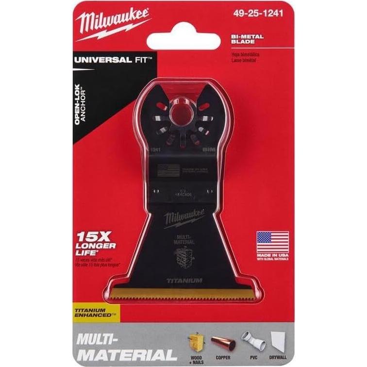 Hoja de Herramienta Oscilante Milwaukee 49-25-1241 Multimaterial