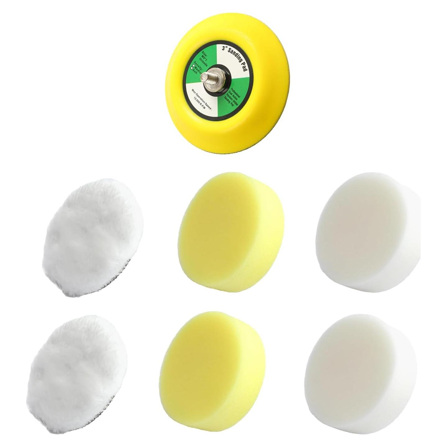 Kit de Almohadillas de Pulido Trsobi 49-36-2438 Compatible Milwaukee