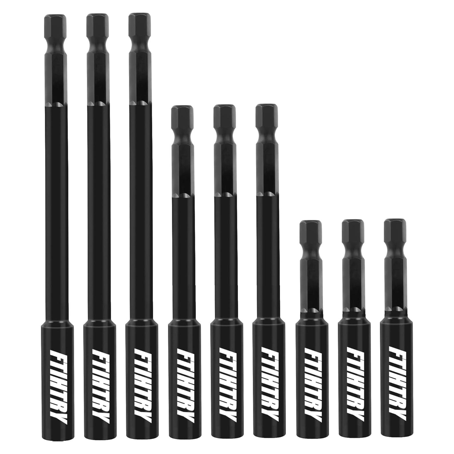 Soporte de Broca Magnético FTIHTRY 60mm 100mm 150mm 9pcs