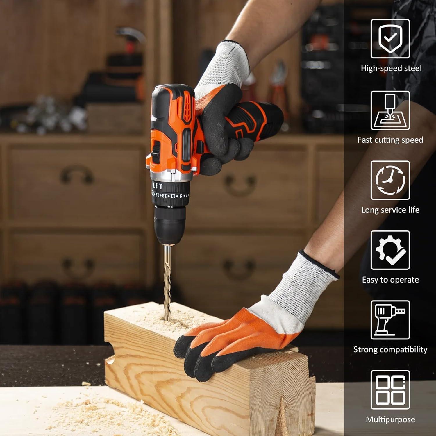 100 Puntas para Paneles de Yeso FAMIWIN, Acero M2, 6cm