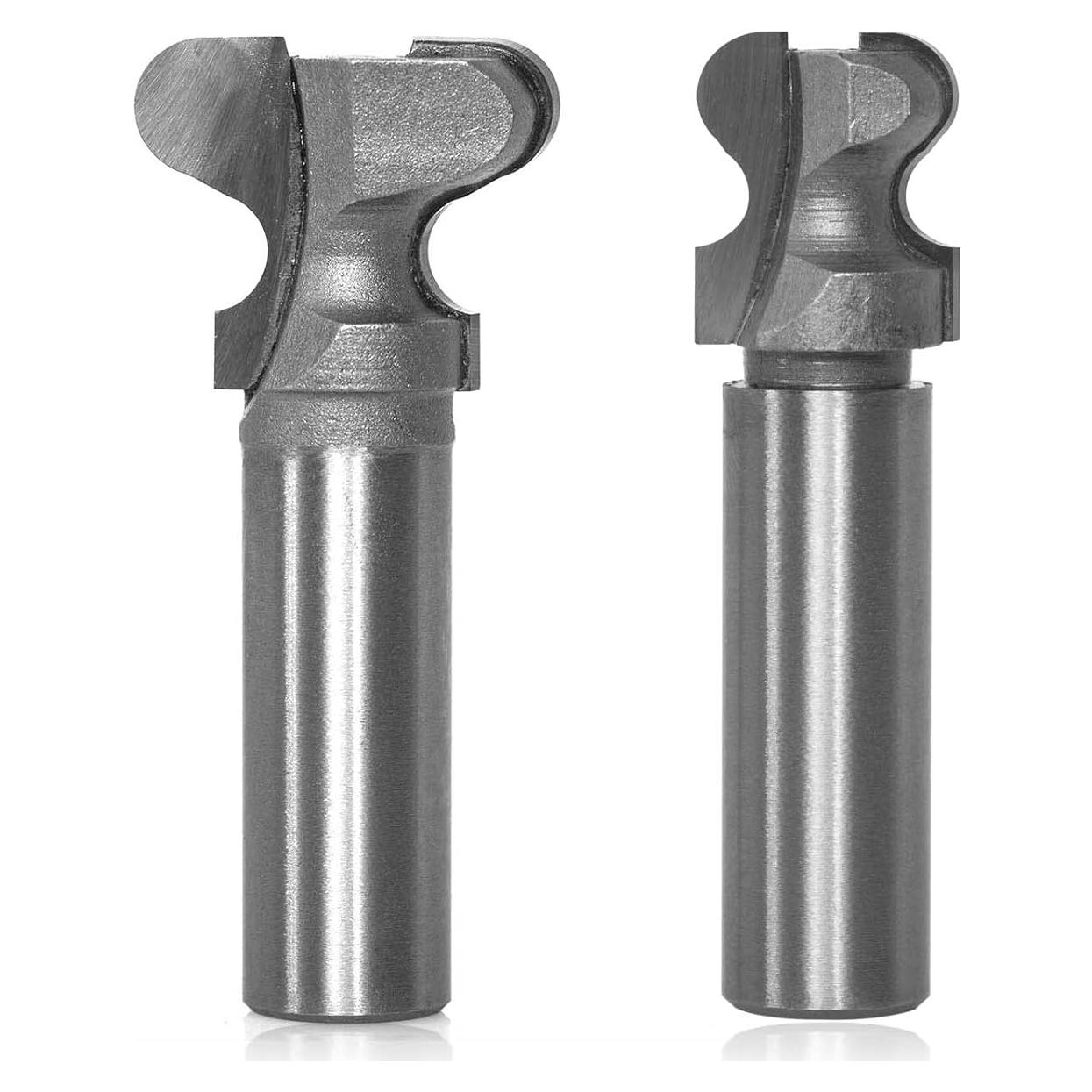 Juego de 2 fresas para tiradores Akylin 1/2" vástago carburo