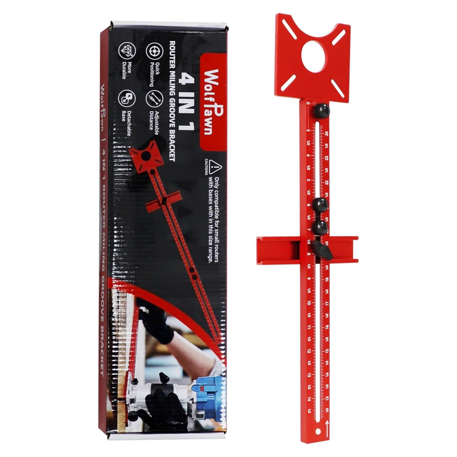 Soporte de Fresado de Ranura 4 en 1 WolfPawn - Aluminio