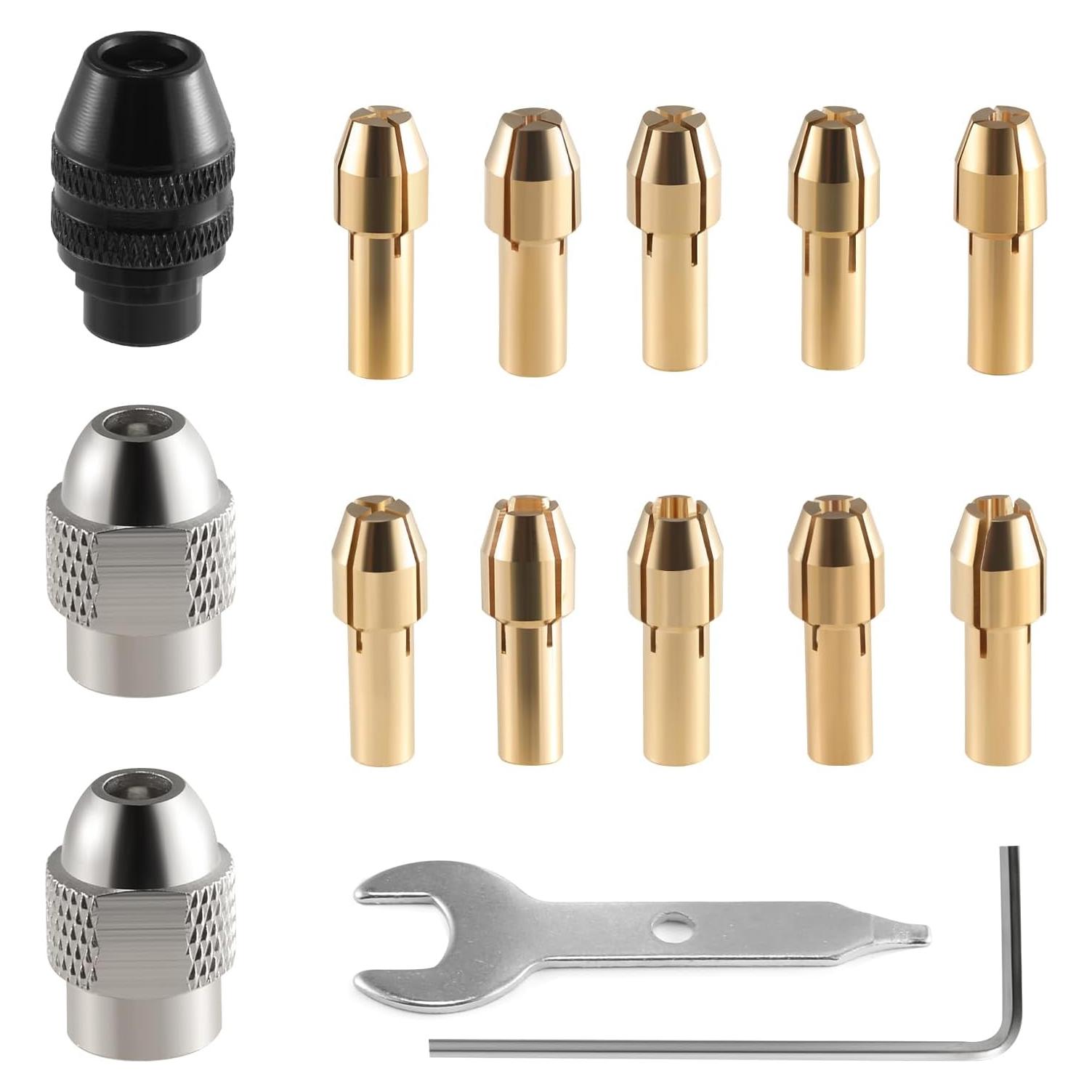 Juego de Mandriles Sin Llave Hozly 0.8-3.2mm Accesorios