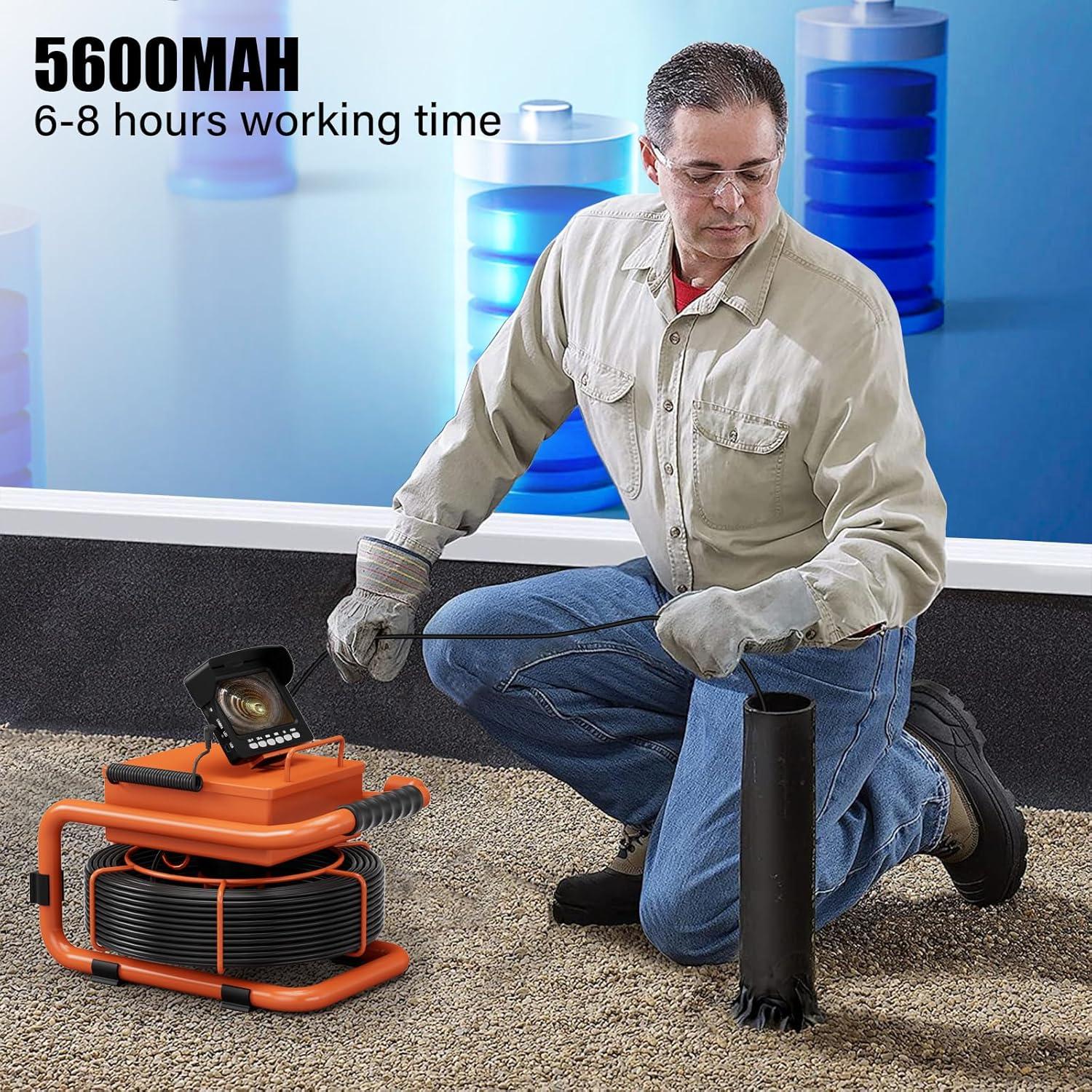 Cámara de Alcantarillado ESANHAO 30M HD 1000TVL 4.3" IPS