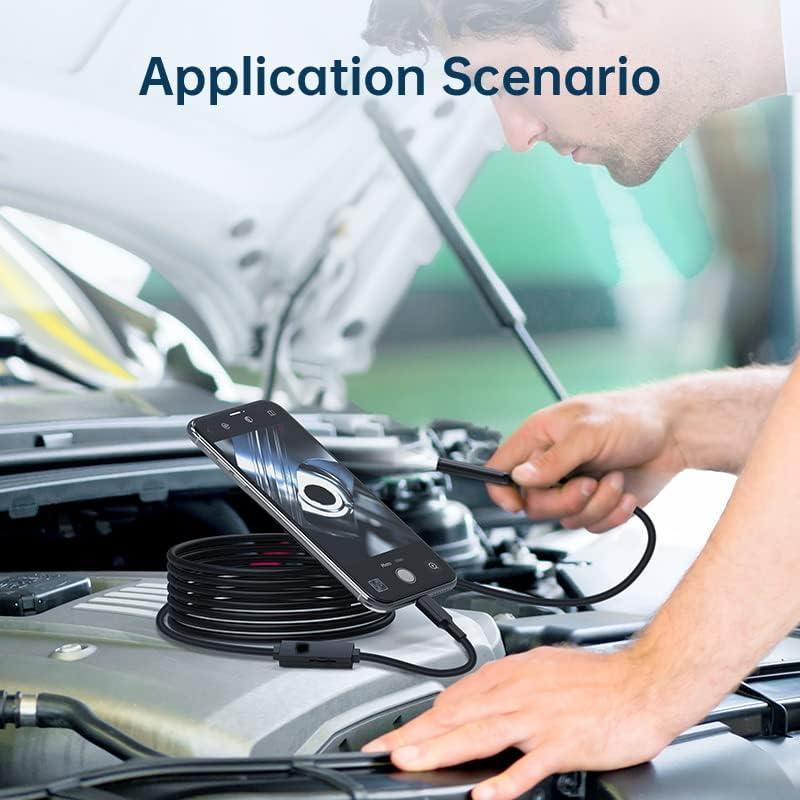 Cámara Endoscopio HD 1920P IP67 5m con Luz para iPhone/Android