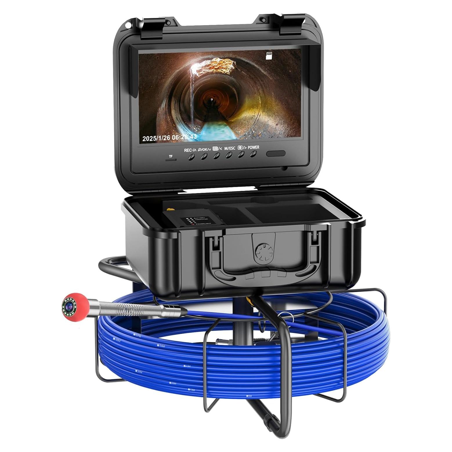 Cámara de Alcantarillado Anysun 150Ft Autonivelante HD 9"