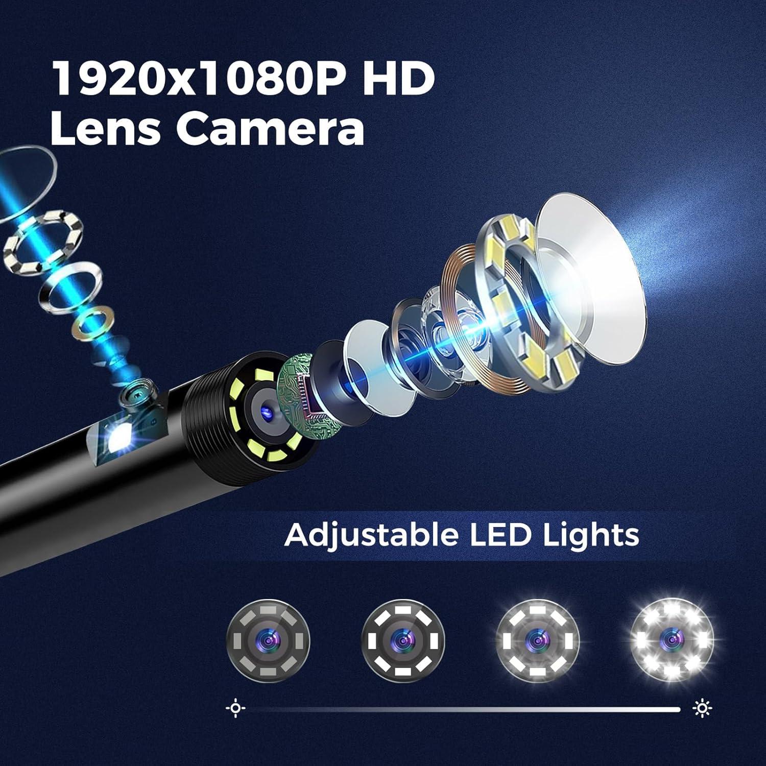 Cámara Endoscópica Doble Lente Trizotek 1920HD IP67