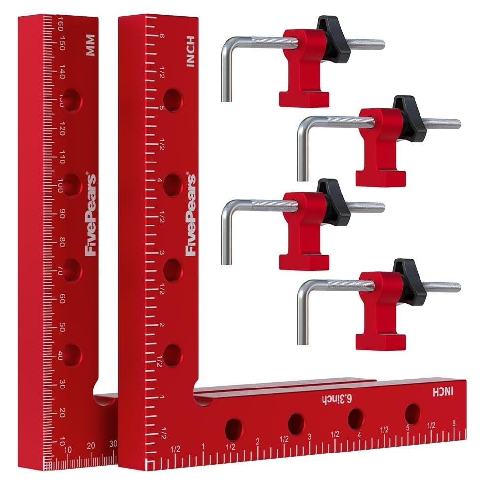 Abrazaderas de Posicionamiento 90° FivePears 16x16cm 2 Pack