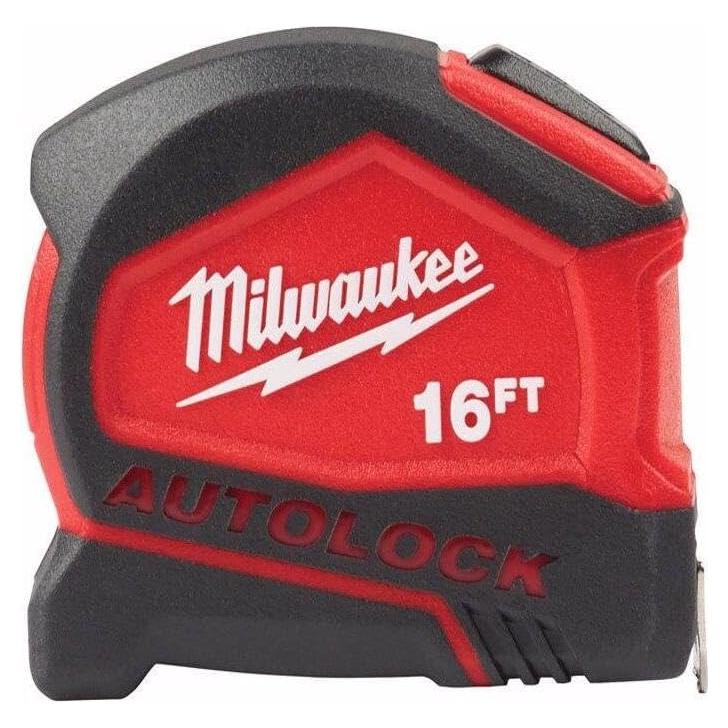 Cinta Métrica Milwaukee 4.88m con Freno Automático