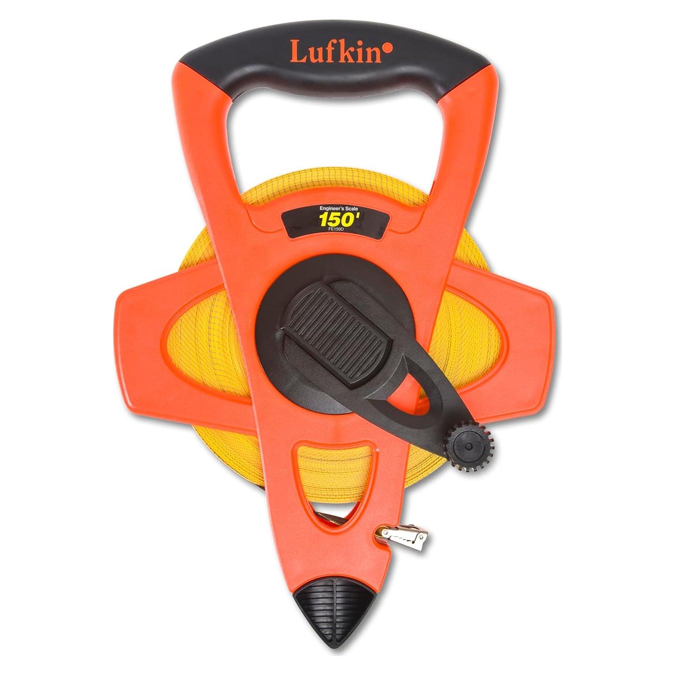 Cinta Métrica de Fibra de Vidrio 1.27 cm x 13.72 m Hi-Viz Naranja - FE150D