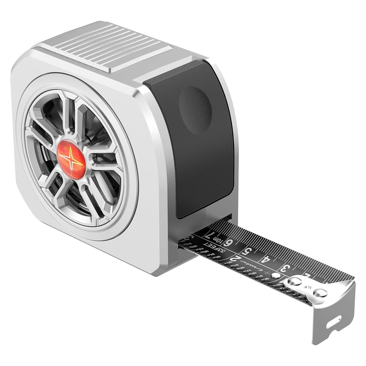 Cinta Métrica Autocierre Crosstar 7.6m Acero Inoxidable Impermeable