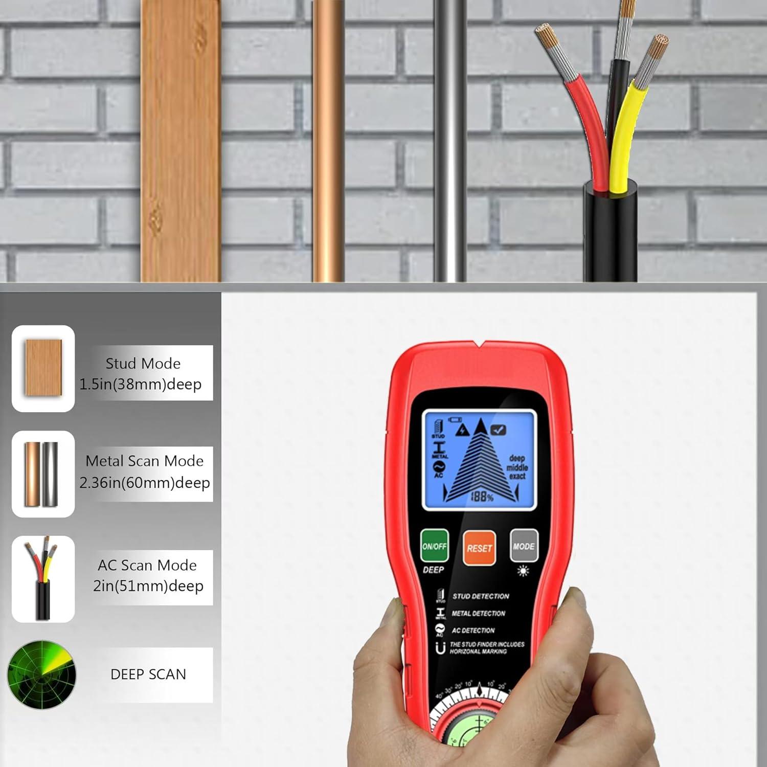 Buscador de Estudio WSFDC 5 en 1 con Pantalla LCD HD