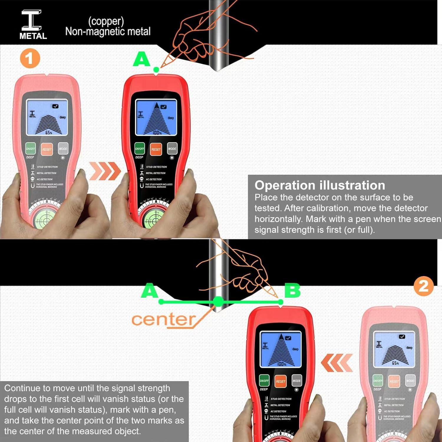 Buscador de Estudio WSFDC 5 en 1 con Pantalla LCD HD