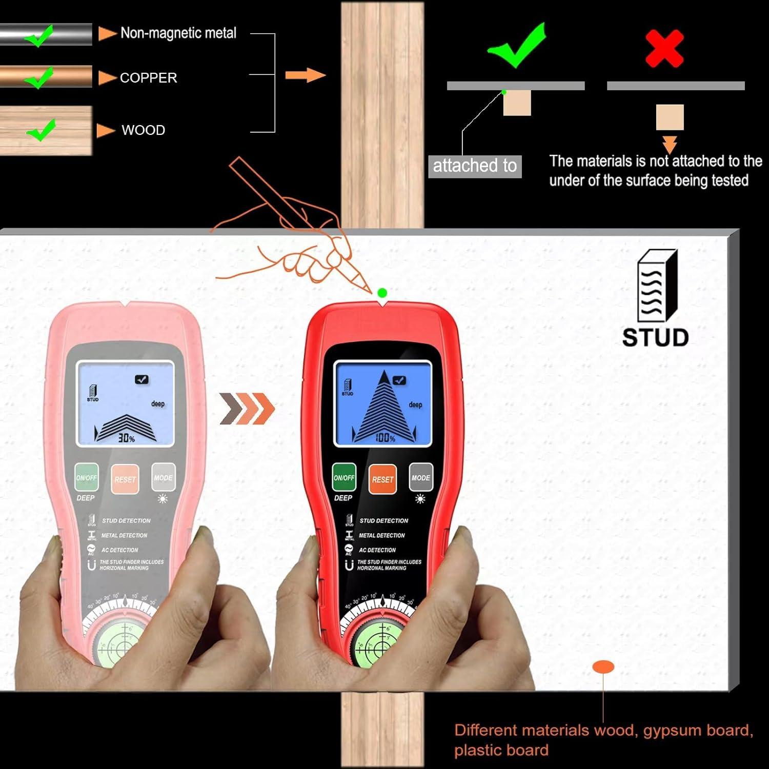 Buscador de Estudio WSFDC 5 en 1 con Pantalla LCD HD