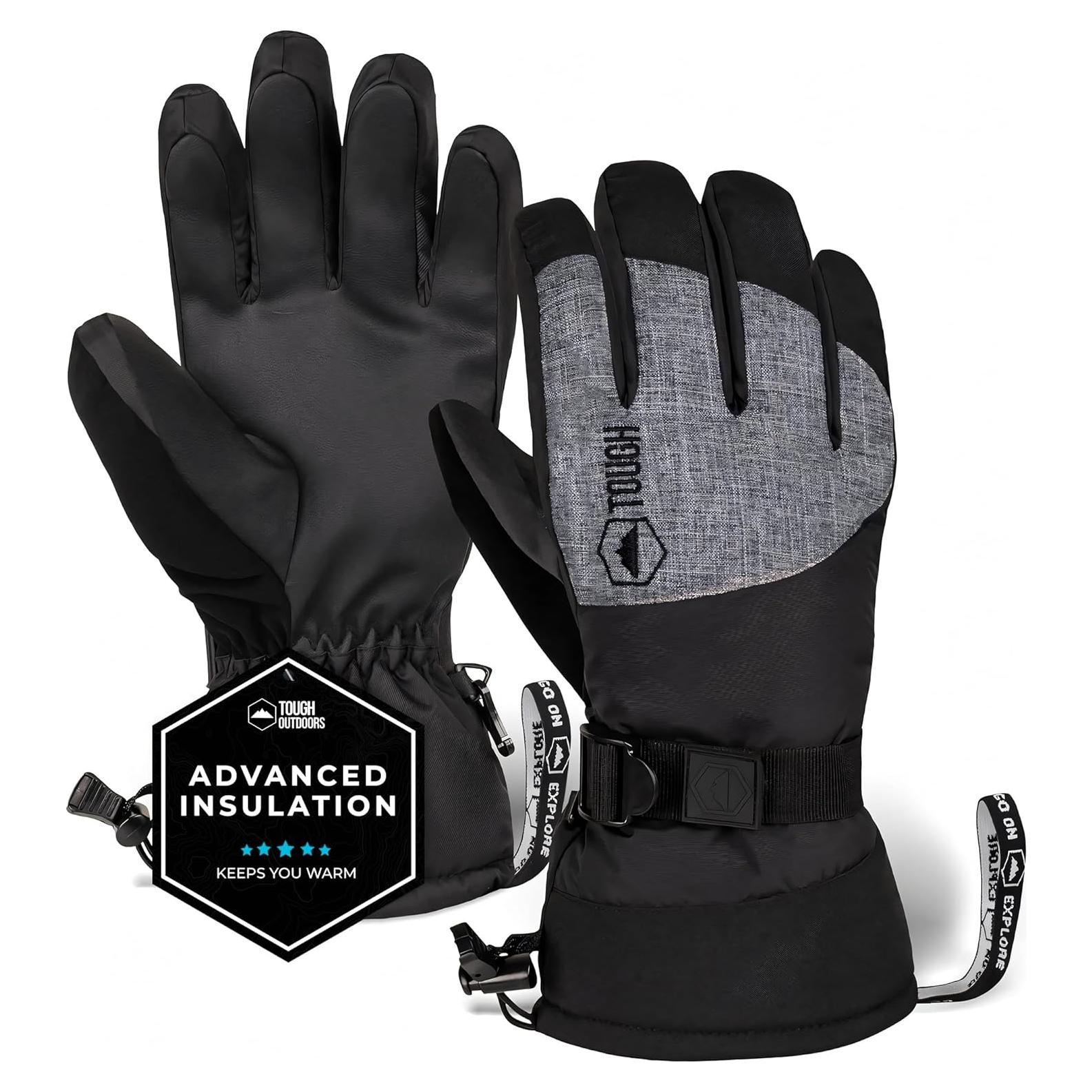 Guantes de Nieve Tough Outdoors Impermeables y Aislados