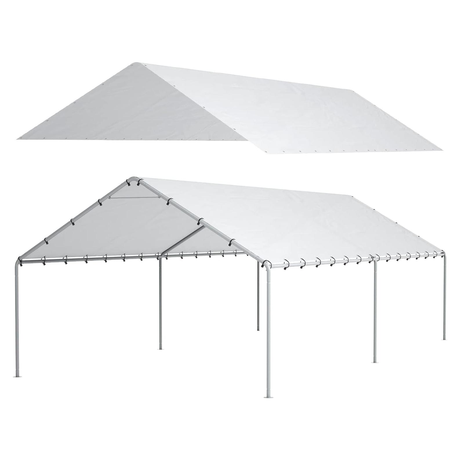 Cubierta de repuesto DWALE 3,05x6,10m impermeable blanca