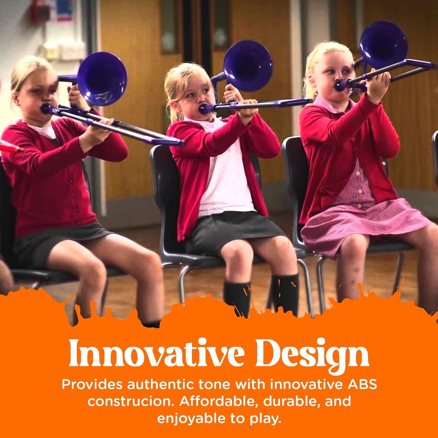 Trompeta Mini pBone Azul para Niños - Ligera y Ergonómica