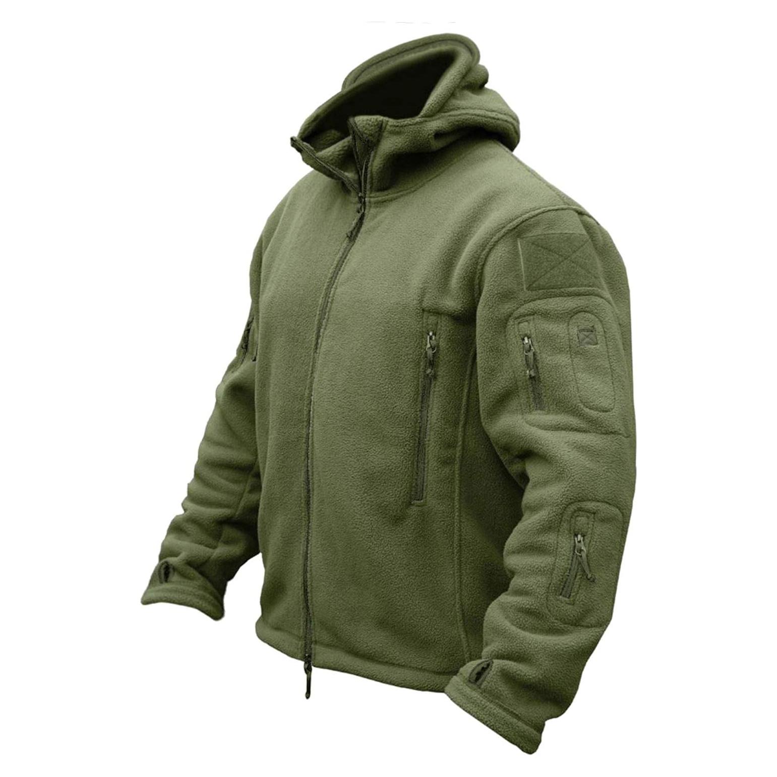 Chaqueta Táctica Militar CRYSULLY para Hombre Verde