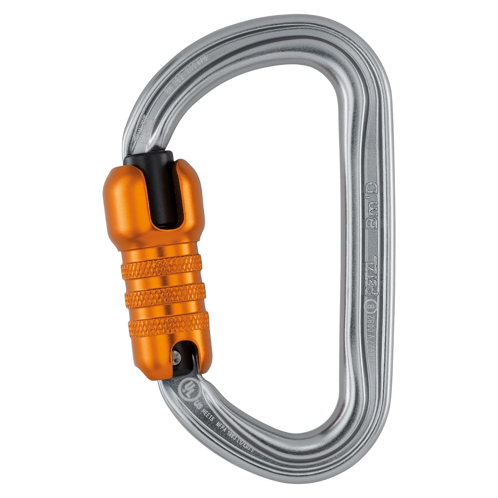 Mosquetón PETZL Bm'D Triact-Lock Aluminio Gris