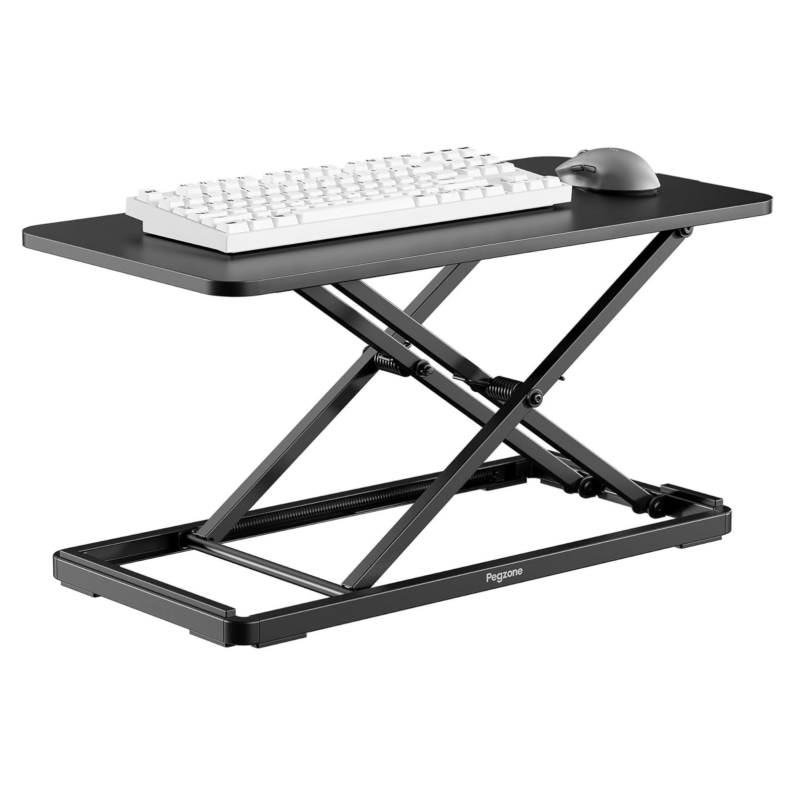 Soporte Ergonómico para Teclado Pegzone Ajustable 24x12 Negro