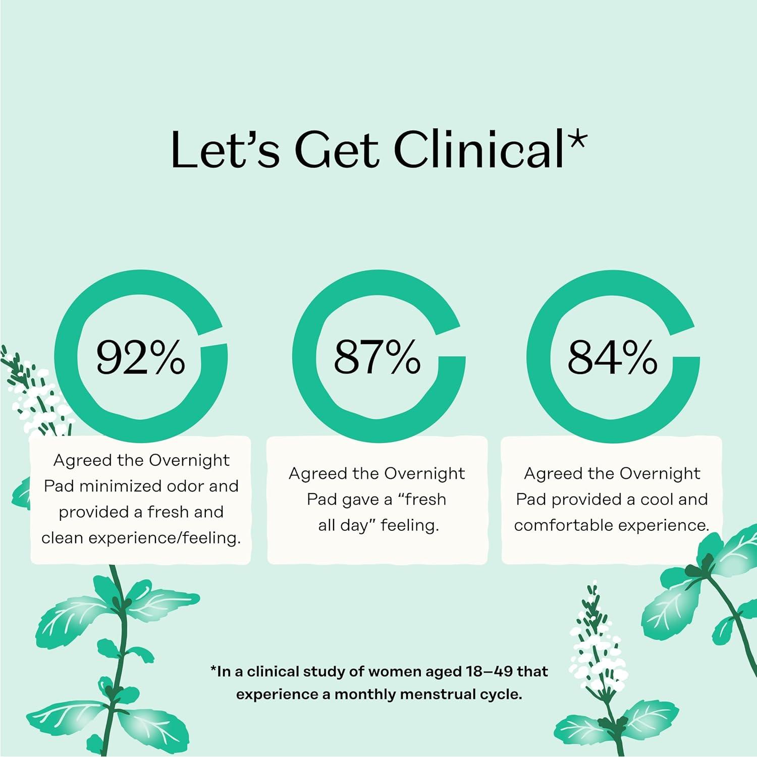 Compresas Nocturnas Herbales The Honey Pot - 12 Unidades