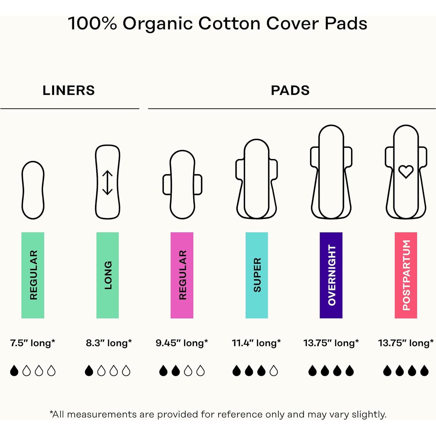 Compresas Nocturnas Herbales The Honey Pot - 12 Unidades