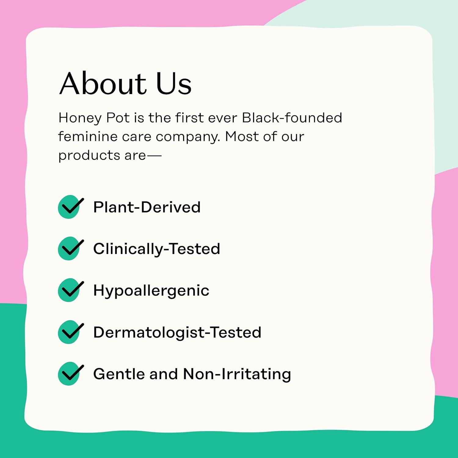 Compresas Nocturnas Herbales The Honey Pot - 12 Unidades