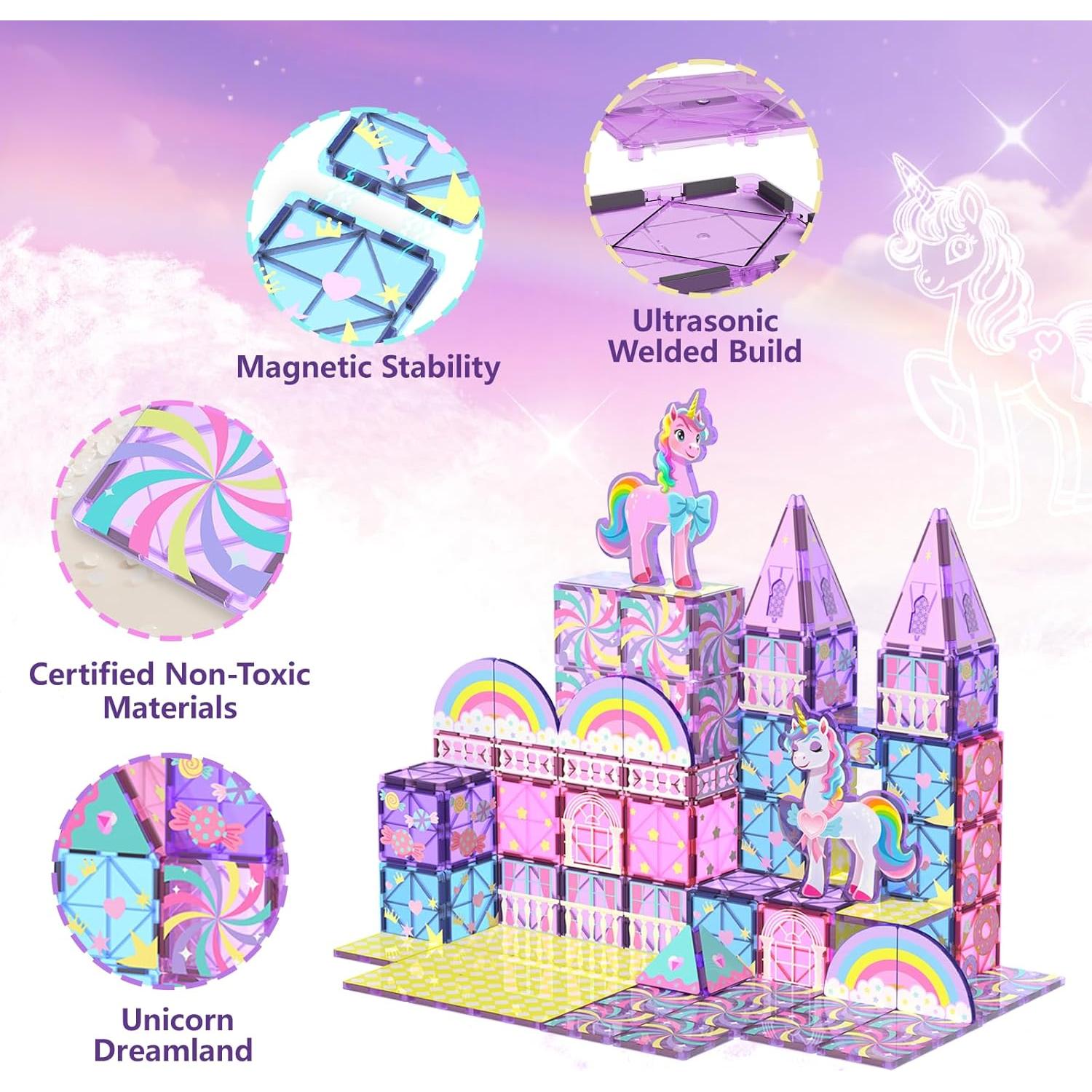 Bloques de Construcción Magnéticos GobiDex Unicornio 1.08kg