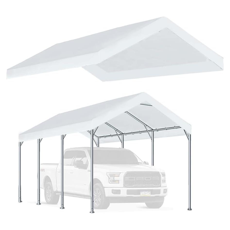 Cubierta de repuesto para carport Genérico 3.66x6.10m blanca