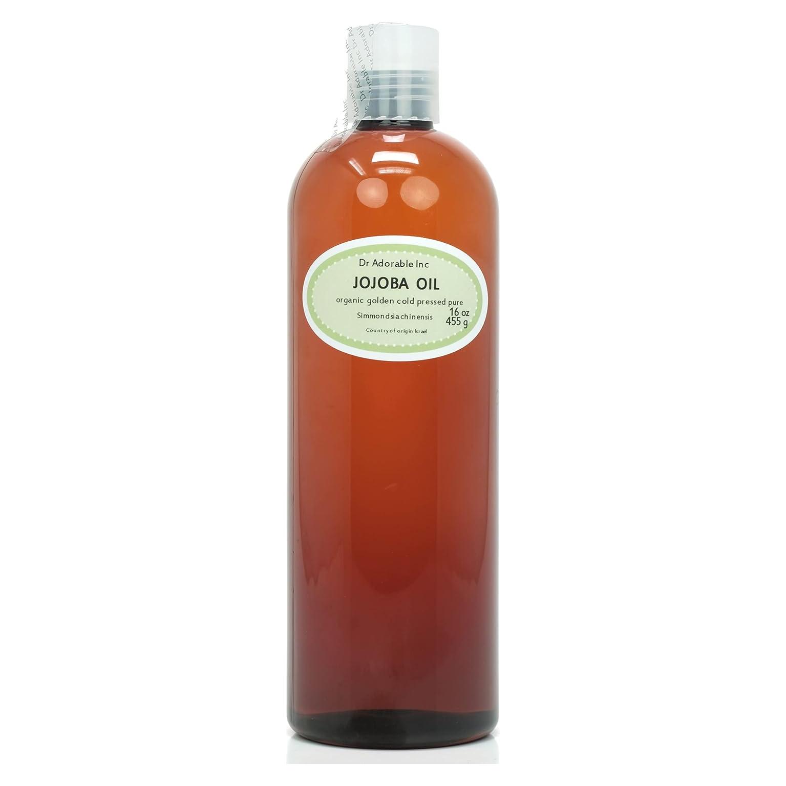Aceite de Jojoba Orgánico Premium 473 ml - Dr Adorable