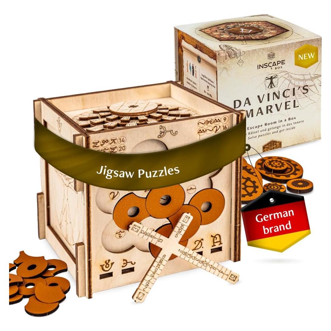 Rompecabezas INSCAPE Da Vinci - Juego de Escape en Caja