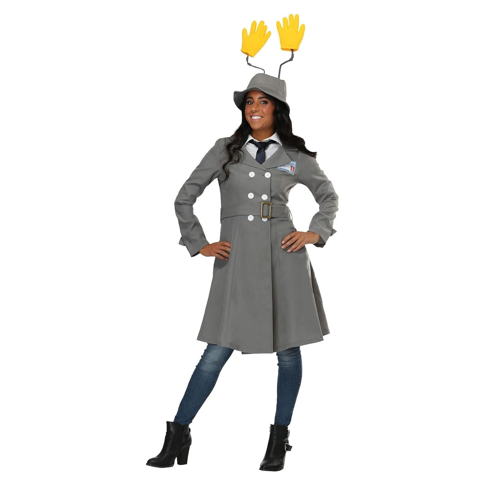 Disfraz de Inspector Gadget para Mujeres - Chaqueta y Accesorios