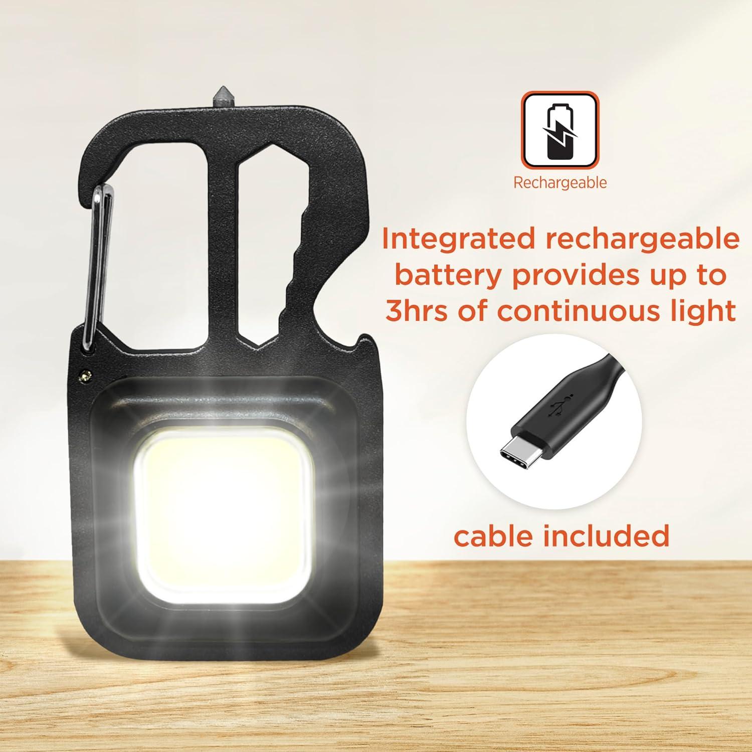 Linterna Multi-Herramienta Black+Decker 500LM Recargable USB