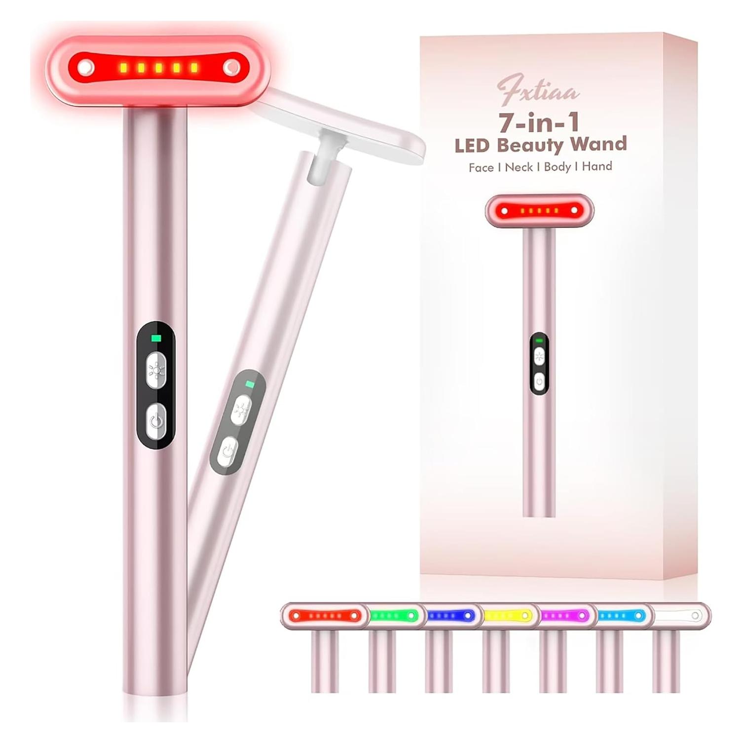 Terapia de Luz Roja LED Facial 7 en 1 Masajeador Shenzhen