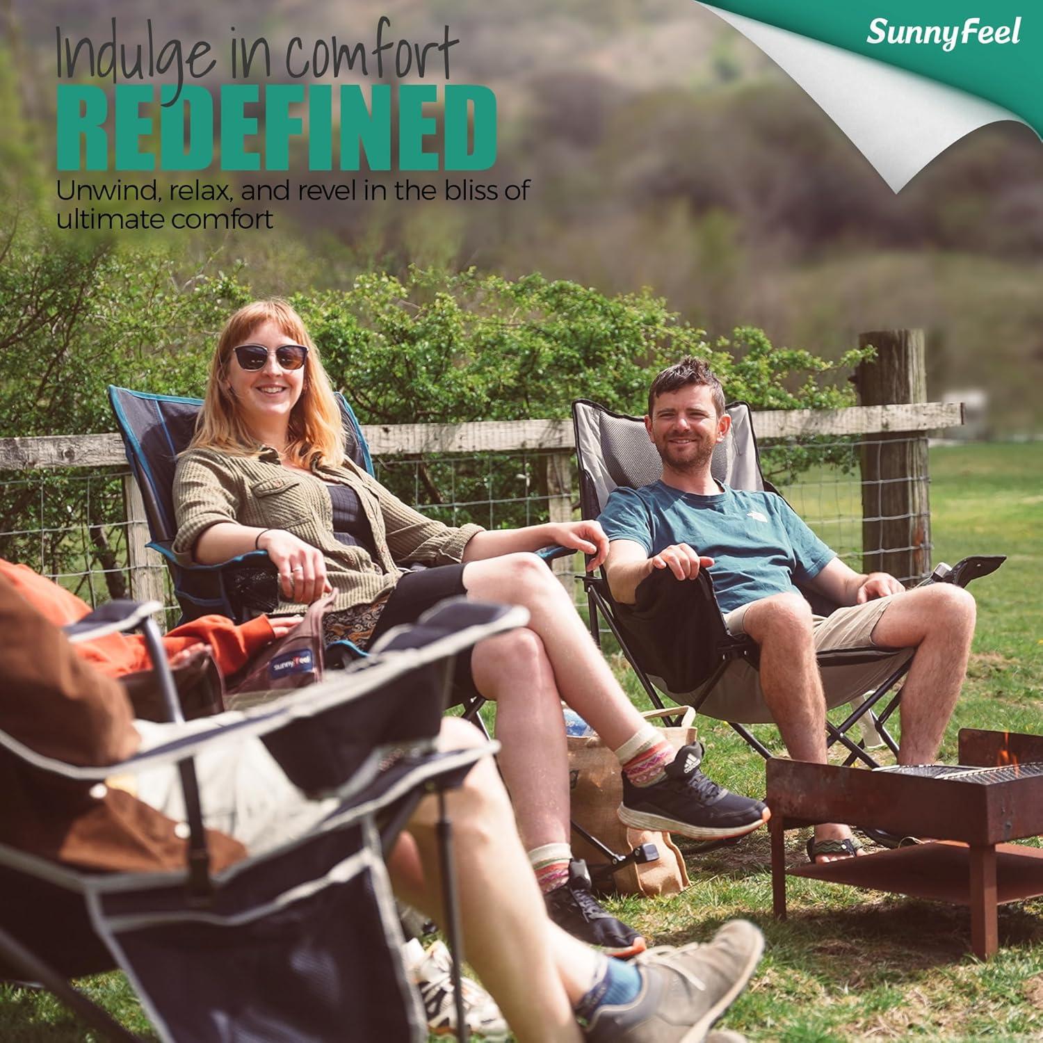 Silla de Camping Calentada SunnyFeel AC2026 Gris 227 KG