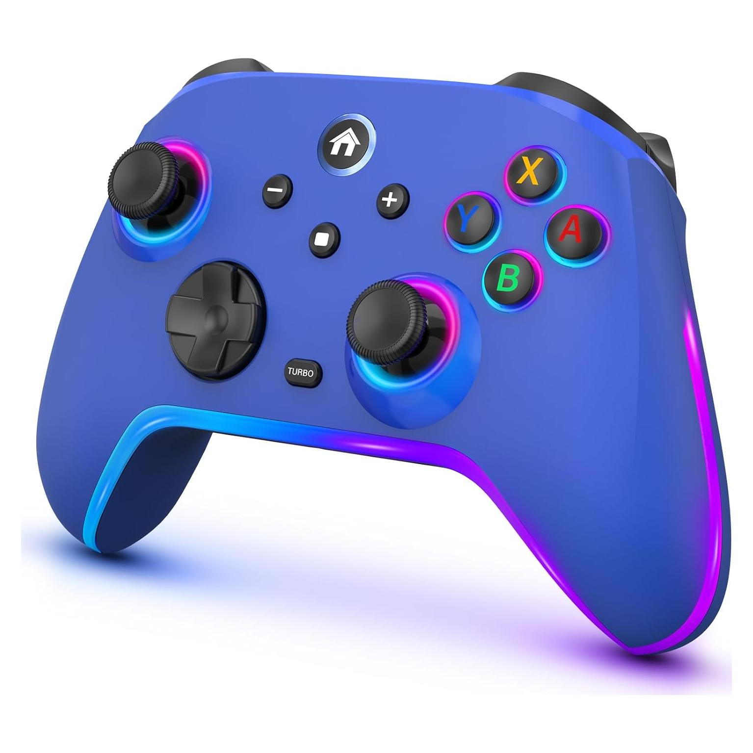 Controlador Inalámbrico Pro ZRZLMVP para Nintendo Switch Azul