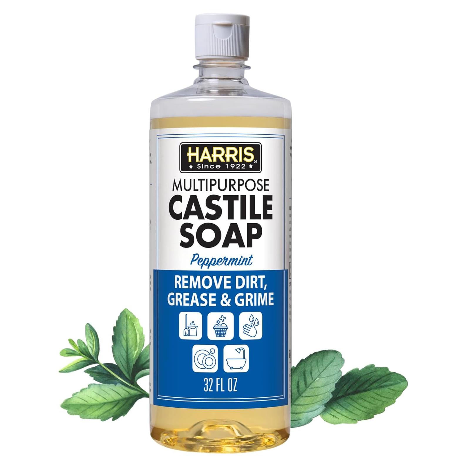 Jabón de Castilla Multiusos Harris Menta 946 ml - Limpieza Efectiva