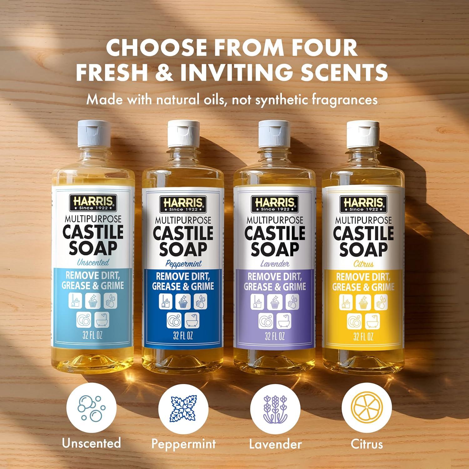 Jabón de Castilla Multiusos Harris Menta 946 ml - Limpieza Efectiva