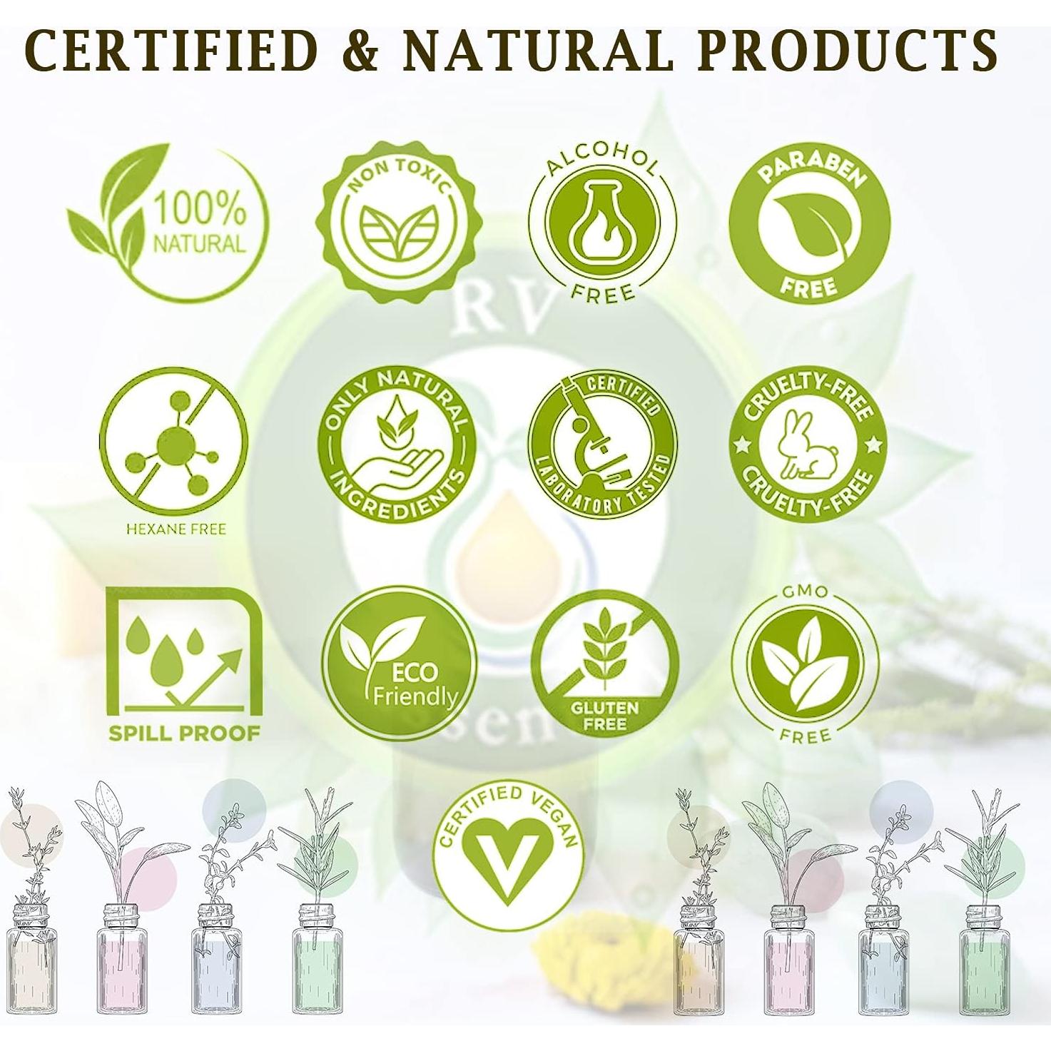 Aceite Esencial Puro Khus 5ml R V Esencial - 100% Natural