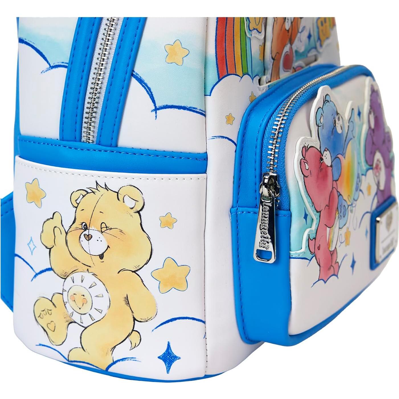 Mochila Mini Arcoíris Loungefly Care Bears 22.86x11.43x26.67cm
