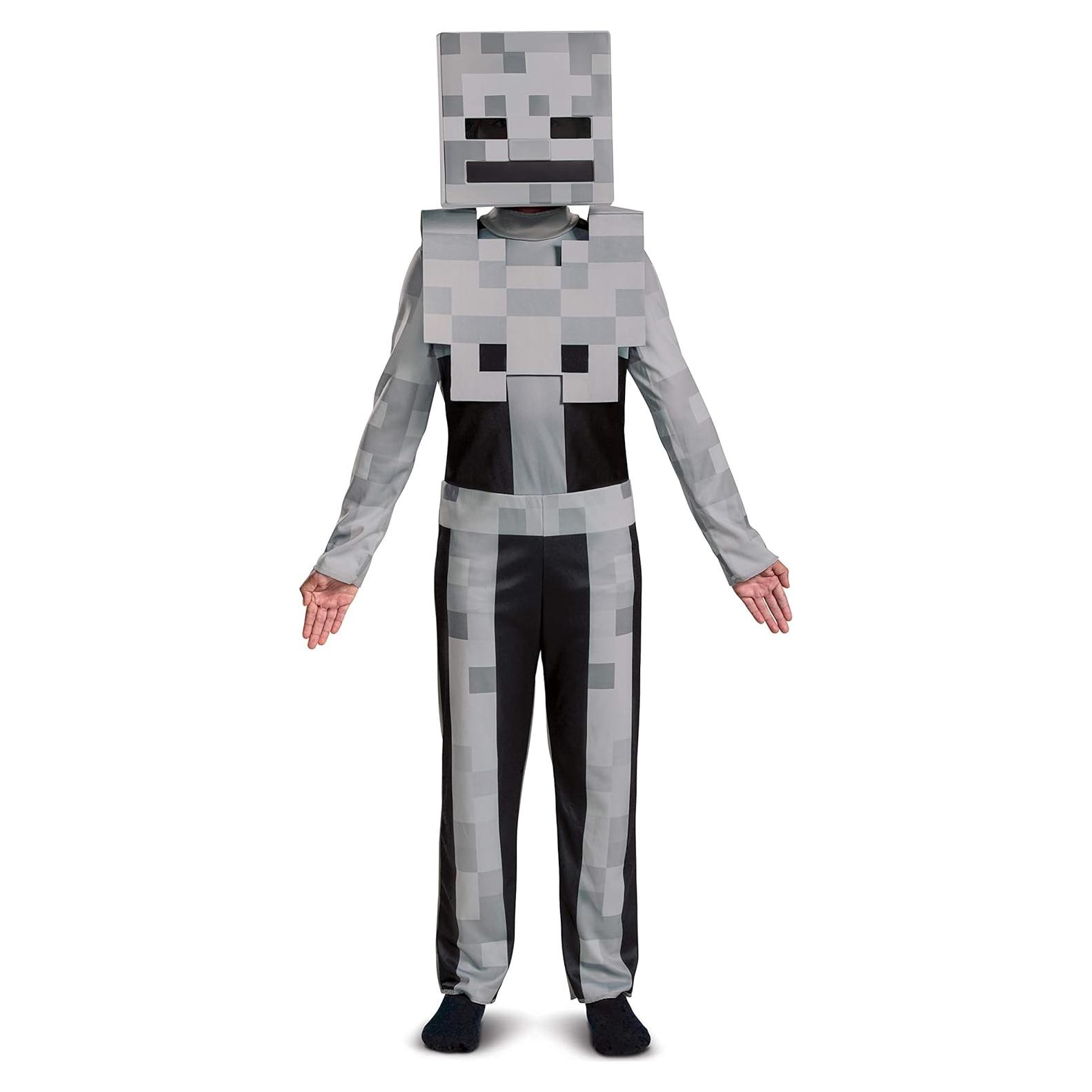 Disfraz Esqueleto Minecraft Disguise para Niños 4-6 Años