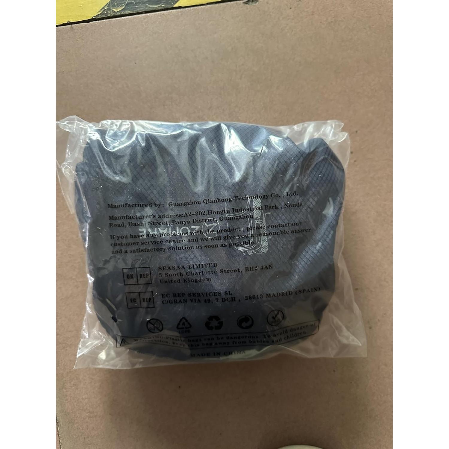 Mochila Plegable ZOMAKE 30L Resistente al Agua Azul Marino